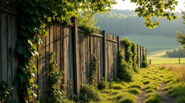 Clôture ganivelle : charme rustique et efficacité naturelle pour vos extérieurs